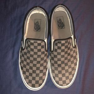 Vans Checkered Slip Ons